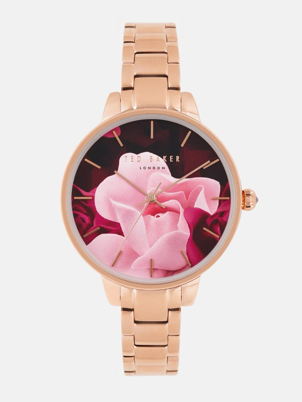 Ted Baker Women's TE50005001 Multicolour Floral Dial Rose Gold Bracelet Watch